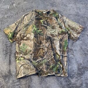 Ranger Miller High Life Realtree Camo Pocket T-Shirt Mens Large Green Brown Tee